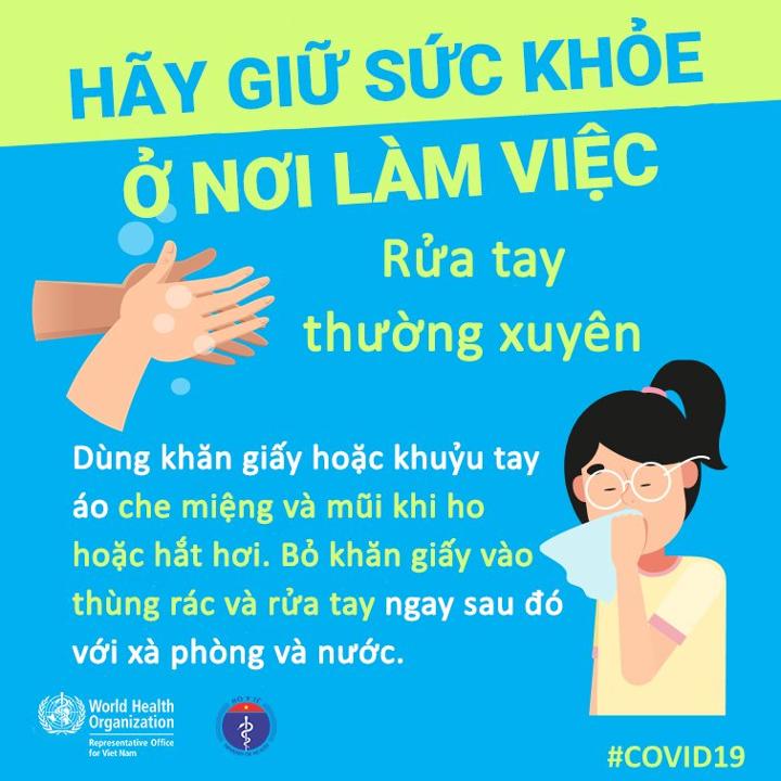 Infographic Chuẩn bị cho nơi làm việc sẵn sàng phòng chống COVID-19