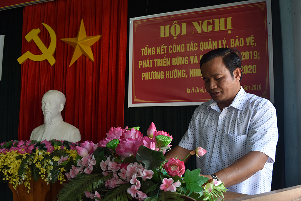 Huyện Ia H'Drai tổng kết công tác quản lý bảo vệ, phát triển rừng và phòng cháy chữa cháy rừng năm 2019