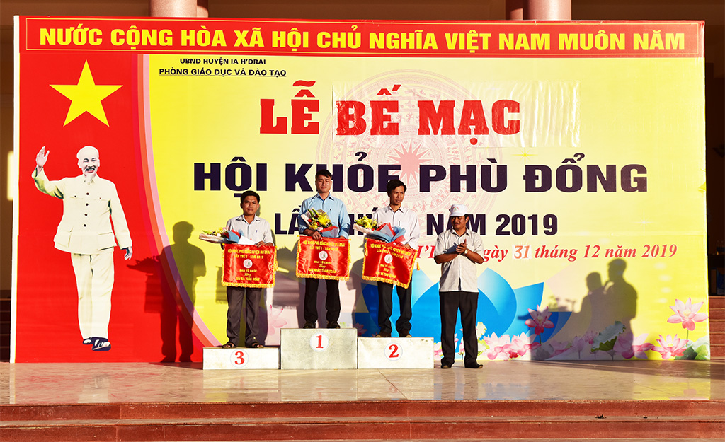 Bế mạc Hội khỏe Phù Đổng huyện Ia H'Drai lần thứ I năm 2019