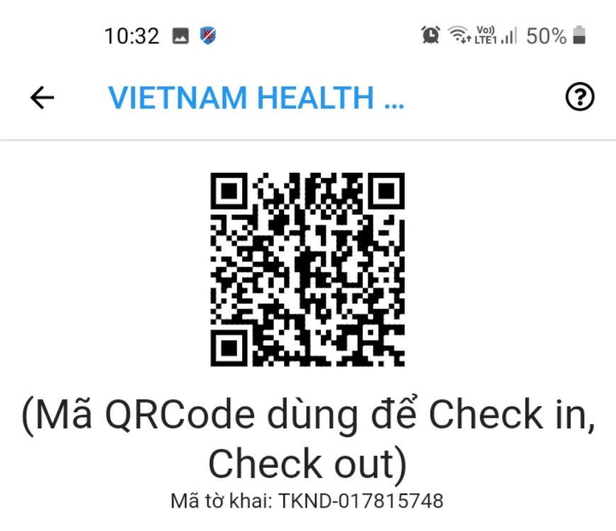 HƯỚNG DẪN KHAI BÁO Y TẾ ĐIỆN TỬ QR-CODE