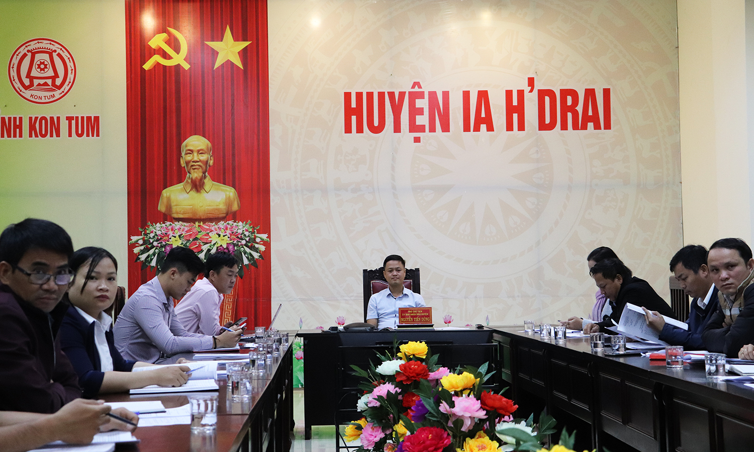 Huyện Ia H'Drai tham dự Hội nghị trực tuyến tổng kết thực hiện Chương trình hành động vì trẻ em tỉnh Kon Tum giai đoạn 2013 – 2020